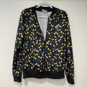 Adidas Originals Women's Allover Print Track Jacket Floral Sz L